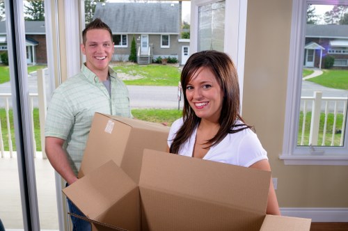 Unpacking essentials in a new Fulham home after moving day