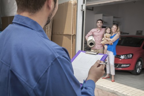 Professional team handling piano removals in Fulham