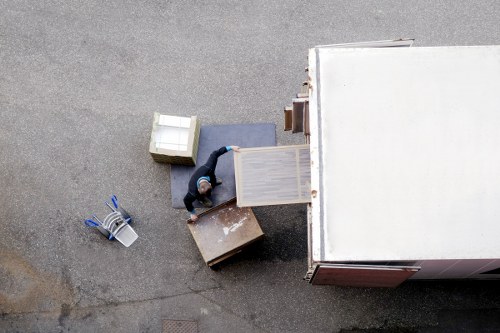 Local removal team handling furniture in Fulham