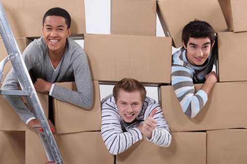 Packing and preparation for a Fulham business relocation