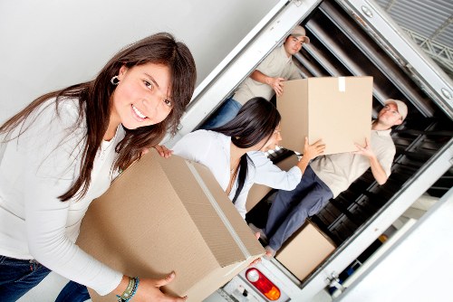 Careful piano placement after removals in Fulham