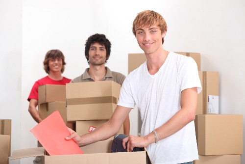 Organized packing service for a family move in Fulham