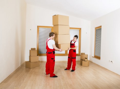 Professional van transport through Fulham neighborhood